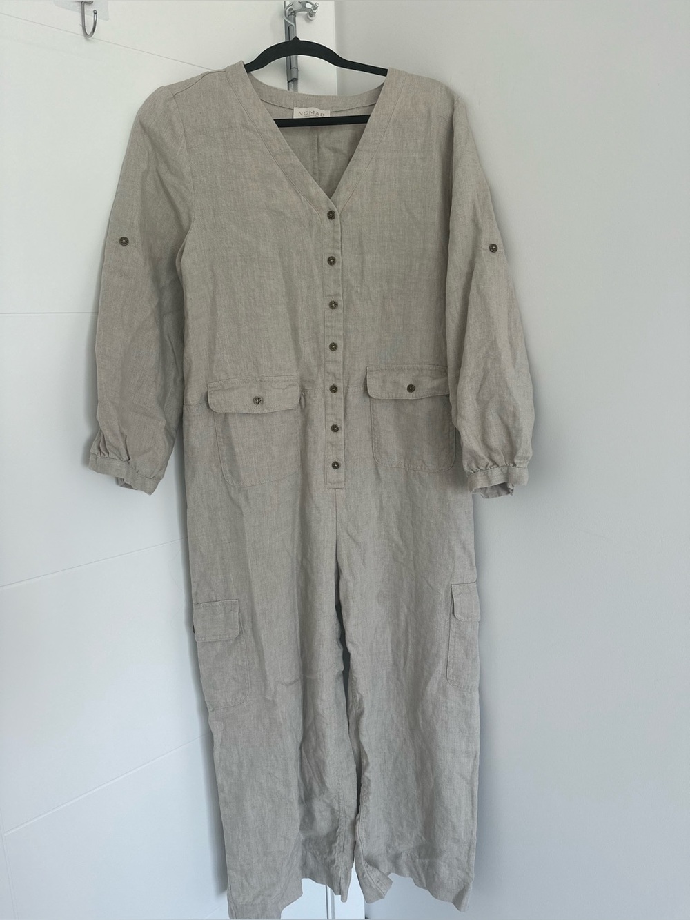 Mara French linen Jumpsuit by Nomad The Label